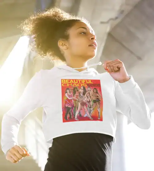 Katseye Beautiful Chaos Cropped Hoodie #4