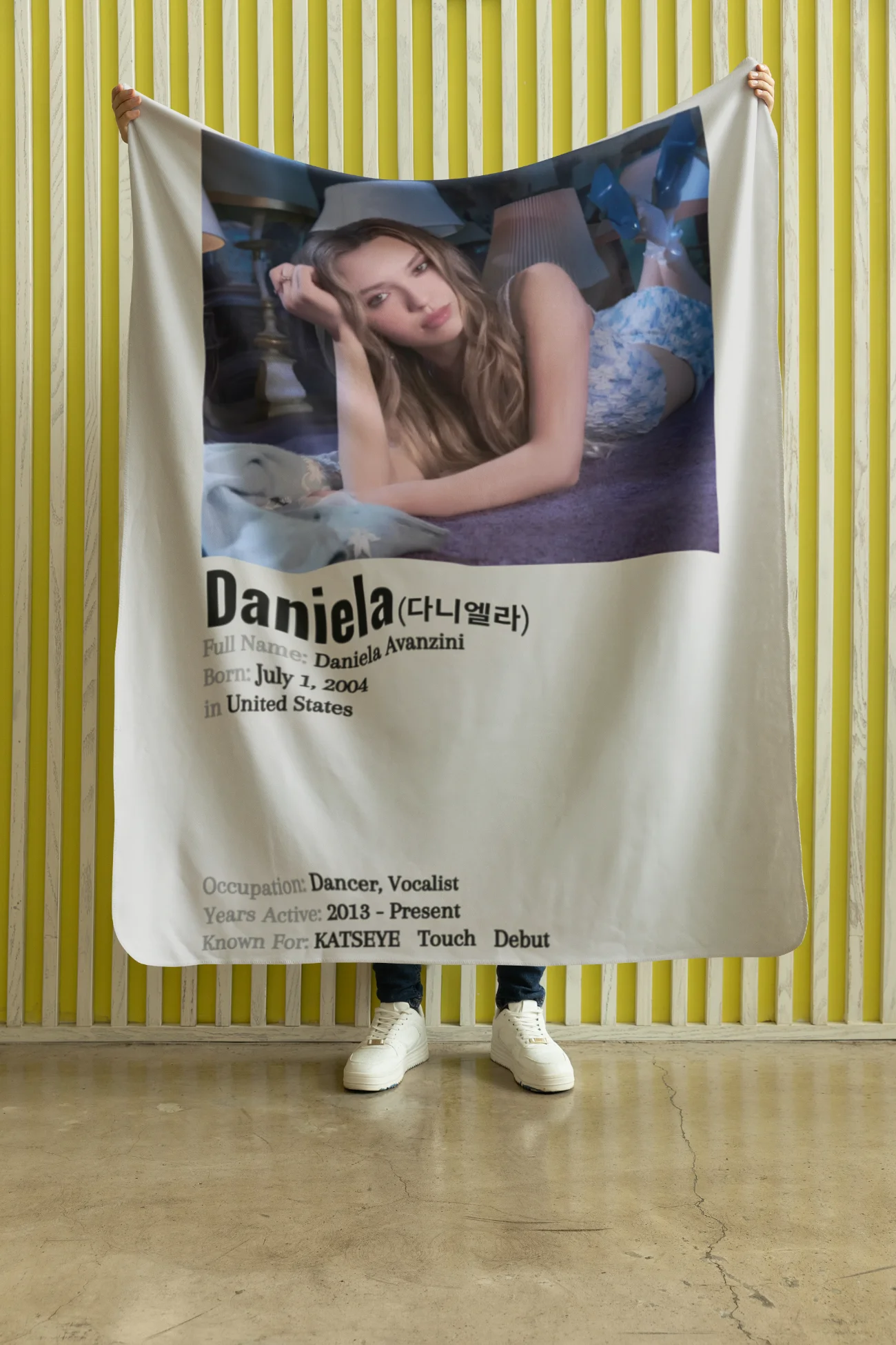 Katseye Daniela blanket