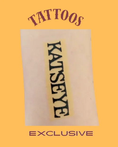Katseye Temporary Tattoo #1