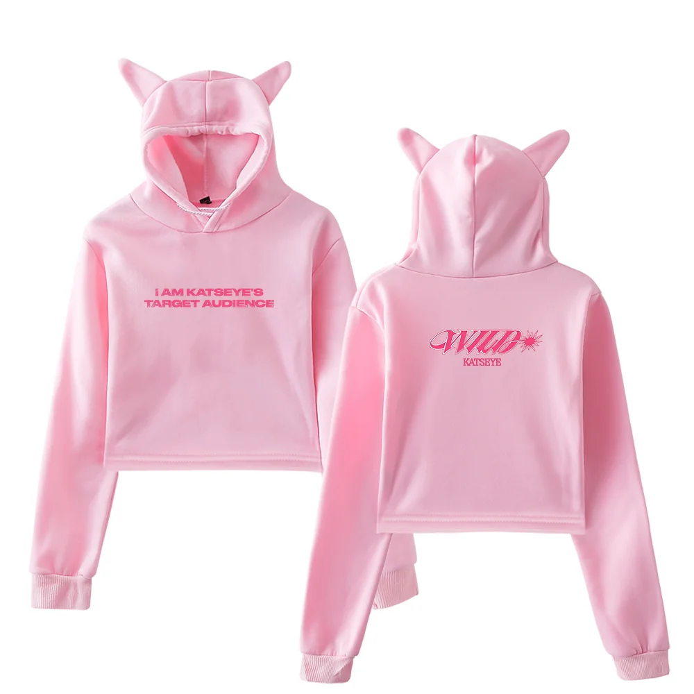 KATSEYE Wild Target Audience Cropped Hoodie - Image 5